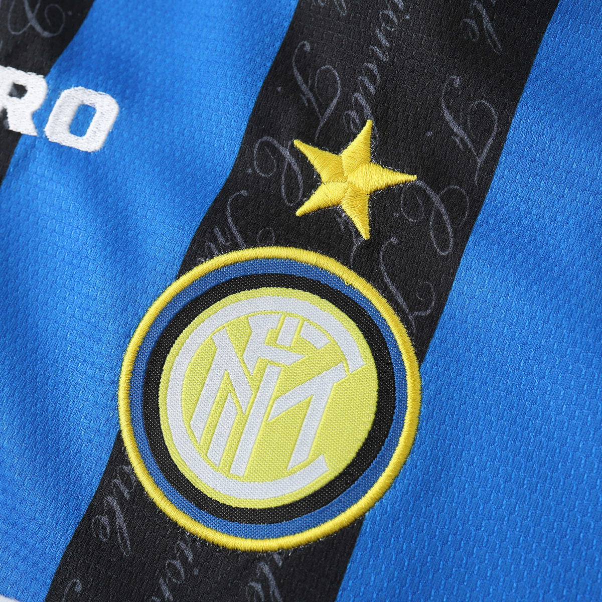 Maillot Inter Milan 1997/98 Domicile Manches Longues Rétro — vue 7