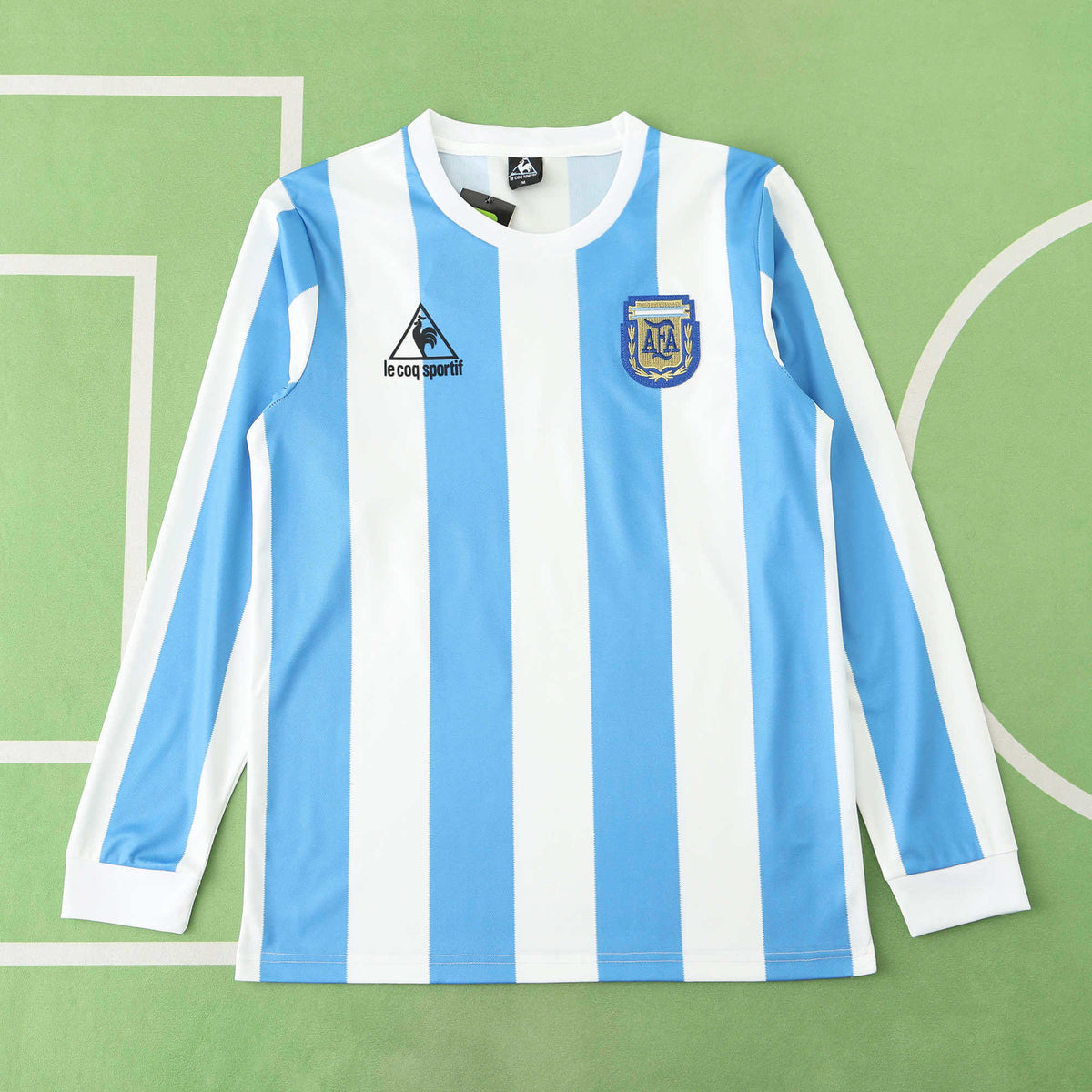 Maillot Argentine 1986 Domicile Manches Longues Rétro