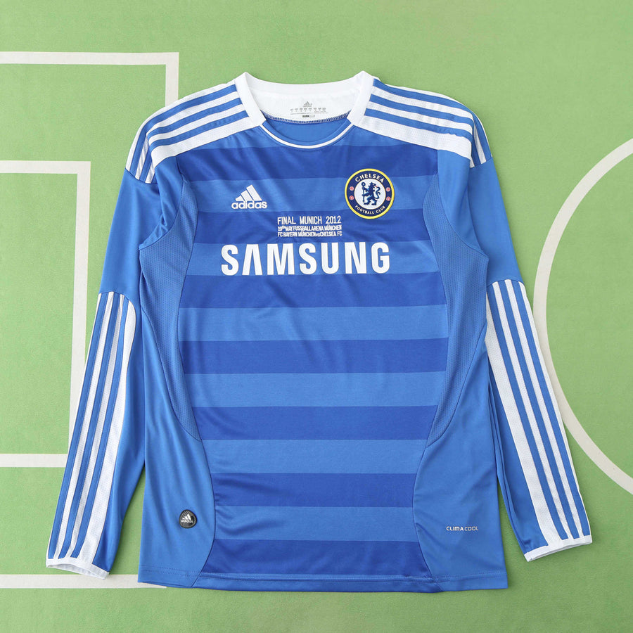 Maillot Chelsea 2011/12 Domicile Manches Longues Rétro