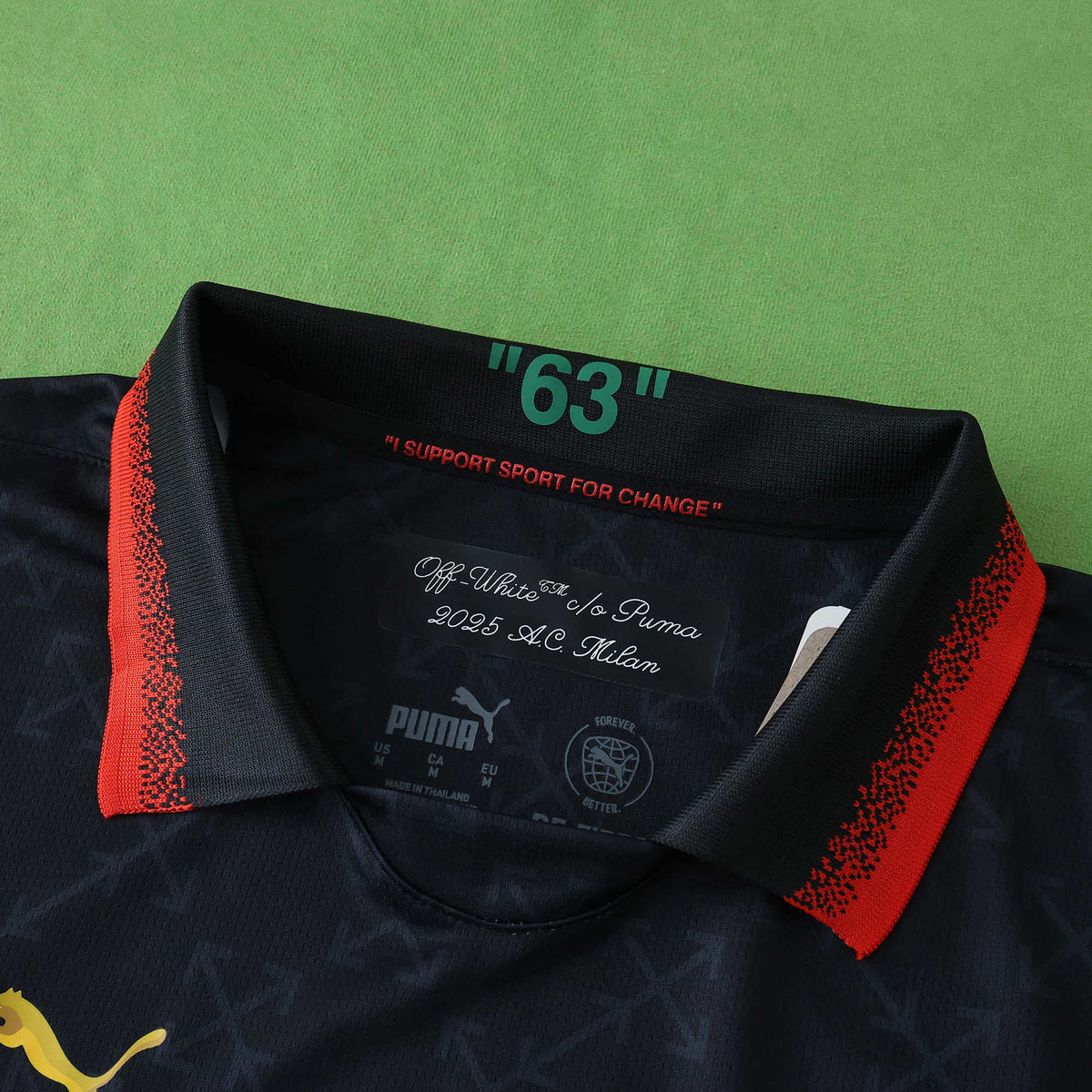 Maillot AC Milan 2024/25 — x Off-White · Blanc — vue 2