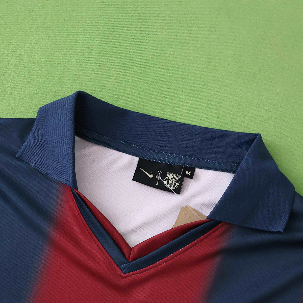 Maillot FC Barcelone 2000 Domicile Rétro — Skeleton — vue 2