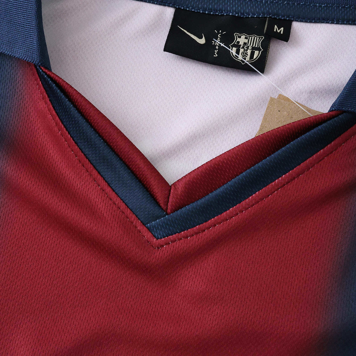 Maillot FC Barcelone 2000 Domicile Rétro — Skeleton — vue 5