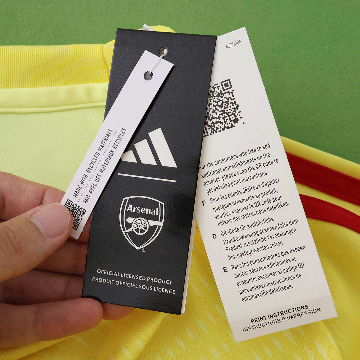 Maillot Arsenal 2025/26 Gardien — vue 5