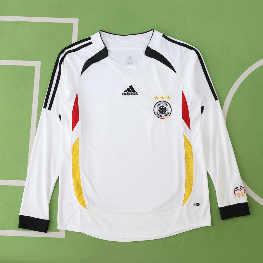 Maillot Allemagne 2006 Domicile Manches Longues Rétro