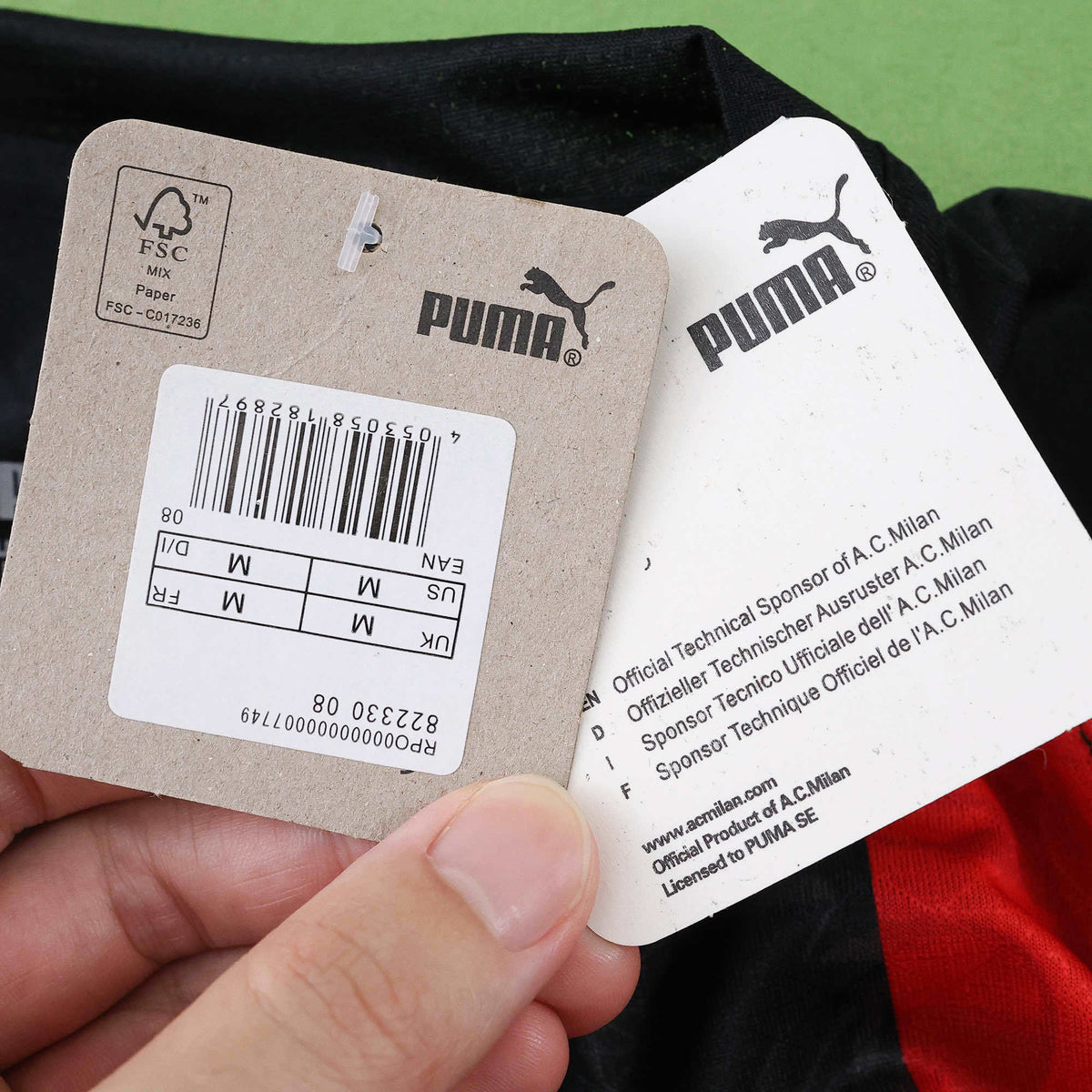 Maillot AC Milan 2025/26 Domicile Manches Longues — Version Joueur — vue 5
