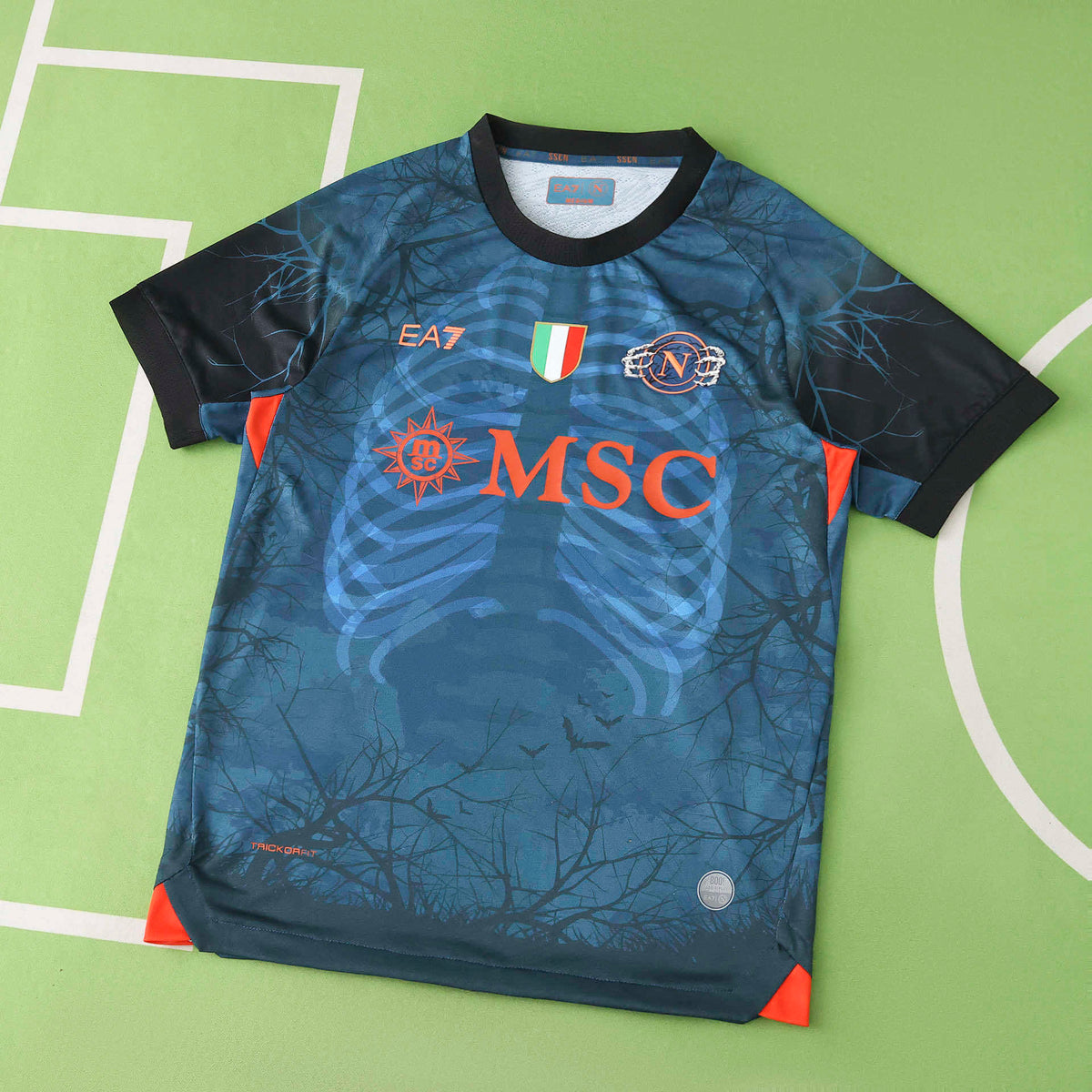 Maillot SSC Naples 2025/26 — Concept · Halloween · Version Joueur — vue 2