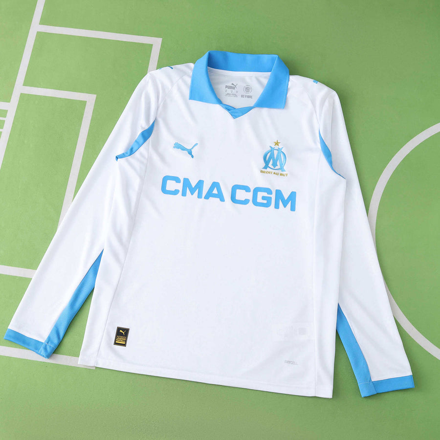Maillot Olympique de Marseille 2025/26 Domicile Manches Longues — vue 3