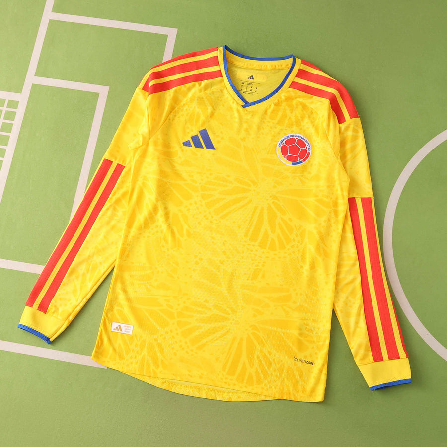 Maillot Colombie 2026 Domicile Manches Longues — Version Joueur · Coupe du Monde 2026 — vue 2