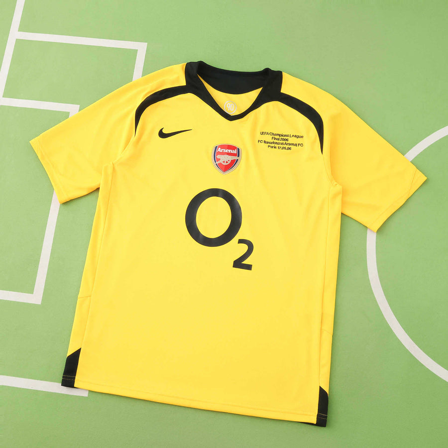 Maillot Arsenal 2005/06 Extérieur Rétro — Ligue des Champions — vue 2