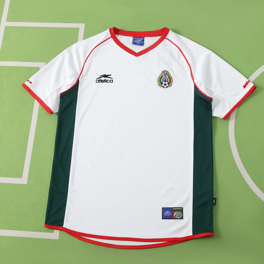 Maillot Mexique 2002 Extérieur Rétro — vue 3