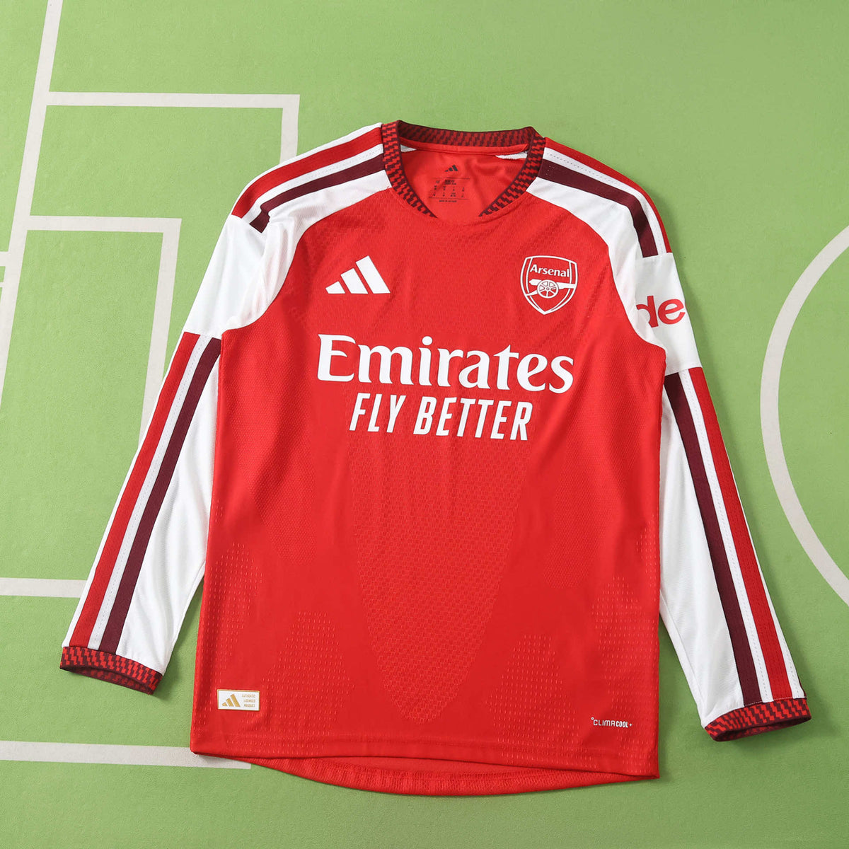 Maillot Arsenal 2026/27 Domicile Manches Longues — Version Joueur — vue 2