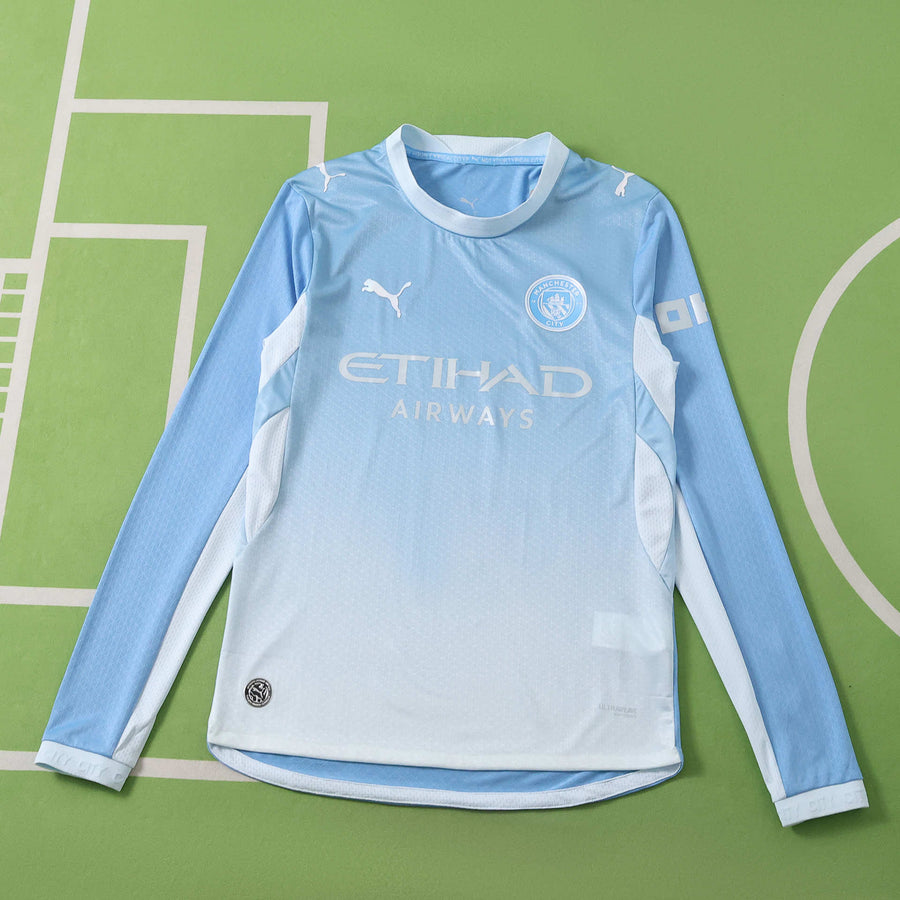 Maillot Manchester City 2026/27 Domicile Manches Longues — Version Joueur — vue 2