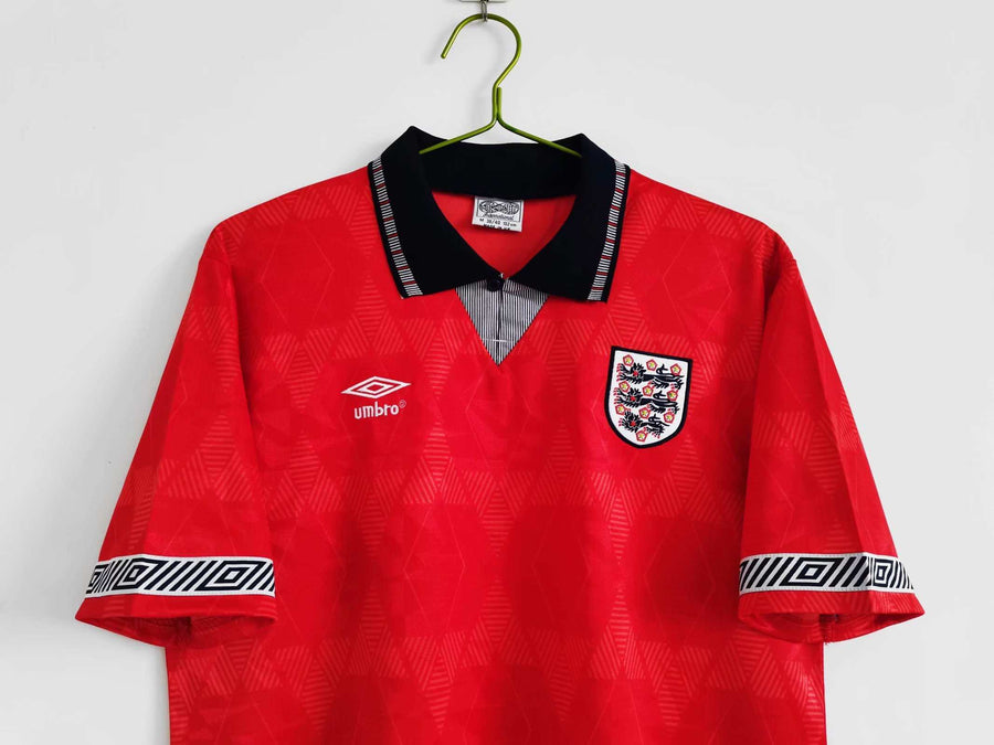 Maillot Angleterre 1990 Extérieur Rétro