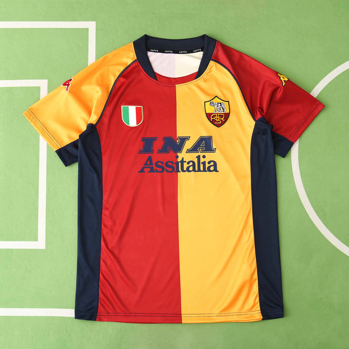 Maillot AS Roma 2000/01 Domicile Rétro