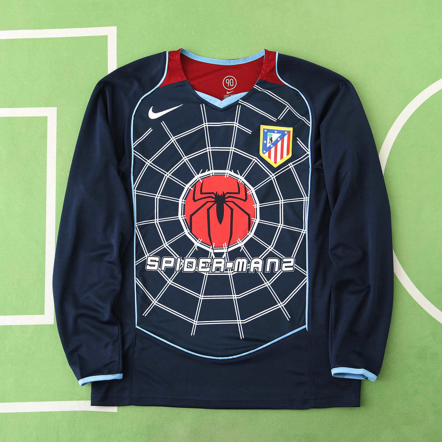 Maillot Atlético de Madrid 2004/05 Extérieur Manches Longues Rétro