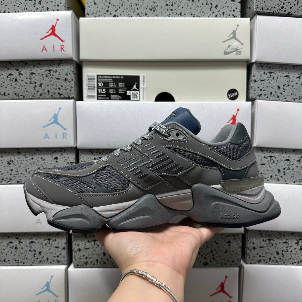 New Balance 9060 'Gris Anthracite Clair'