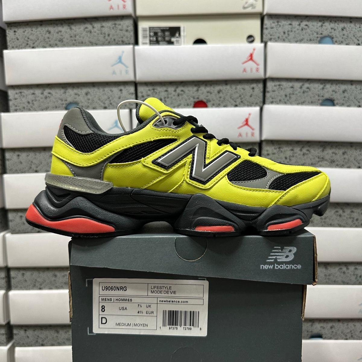 New Balance 9060 'Jaune Fluo Noir'