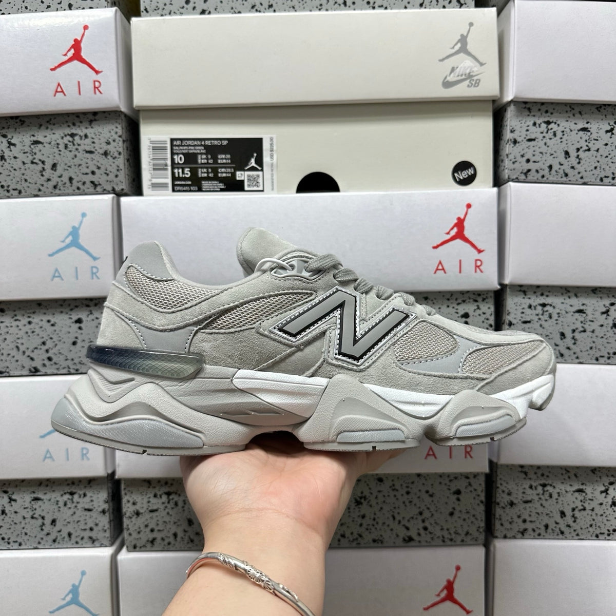 New Balance 9060 'Gris Clair Blanc'