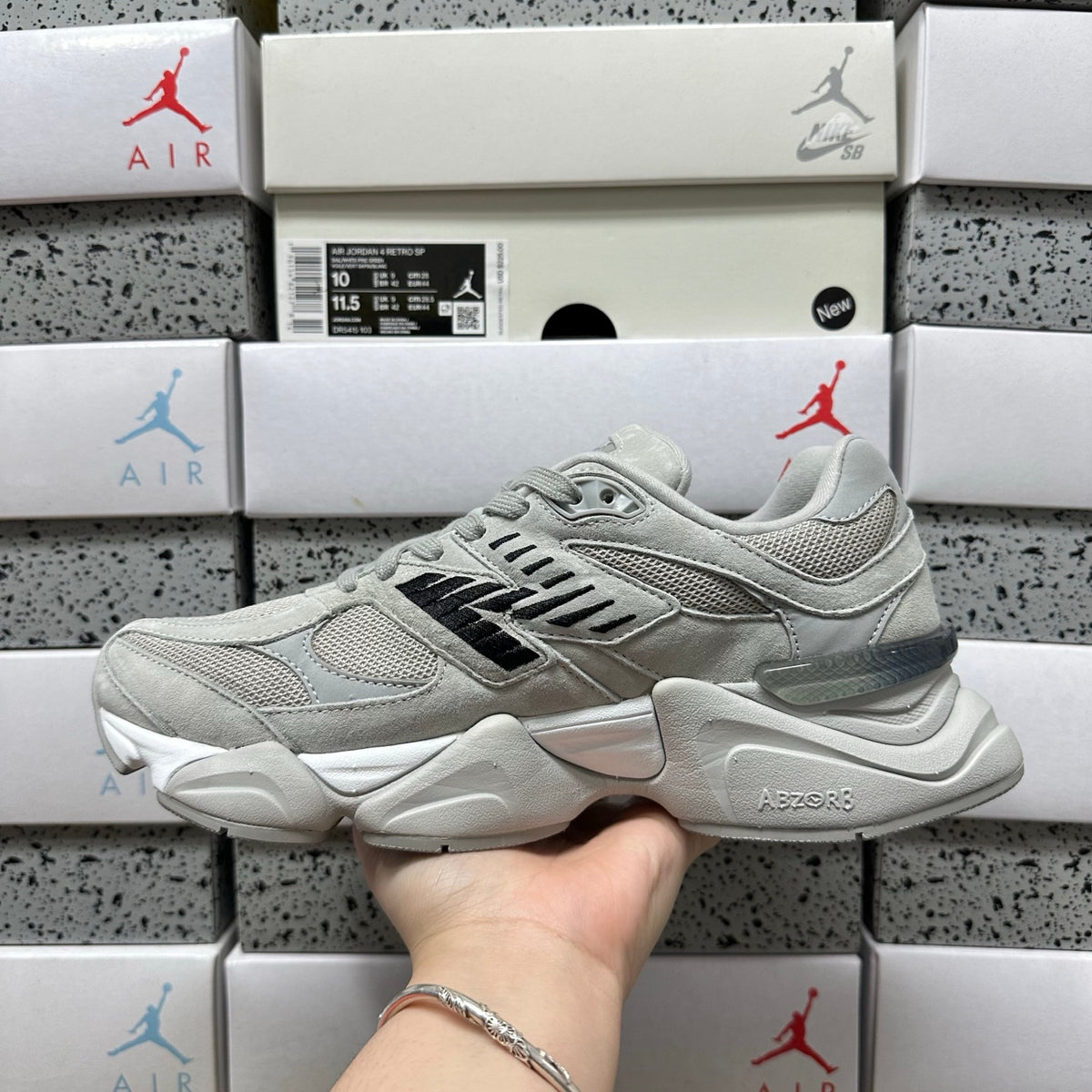 New Balance 9060 'Gris Clair Blanc'