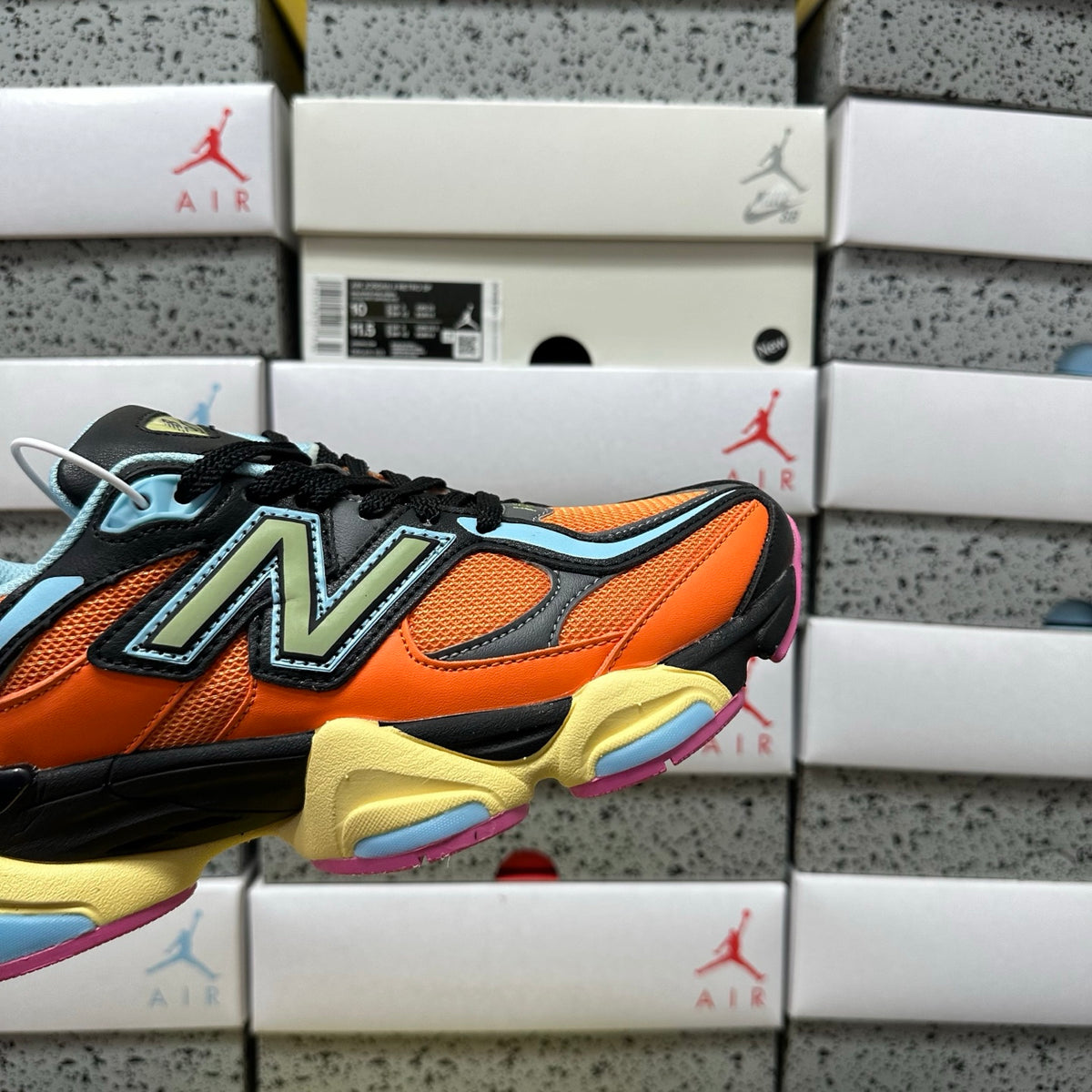 New Balance 9060 'Orange Noir Multicolore'
