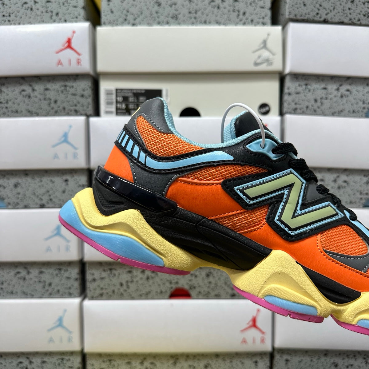 New Balance 9060 'Orange Noir Multicolore'