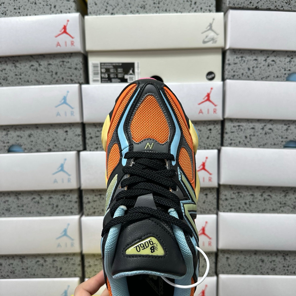 New Balance 9060 'Orange Noir Multicolore'