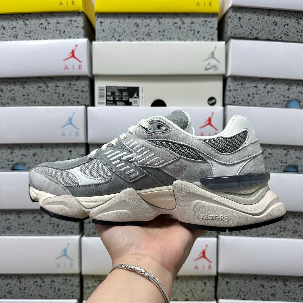 New Balance 9060 'Gris Clair Argent'