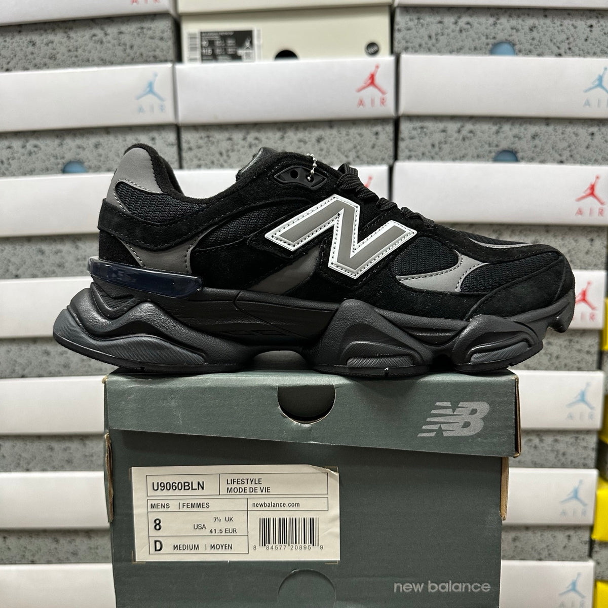 New Balance 9060 'Noir Blanc Total'