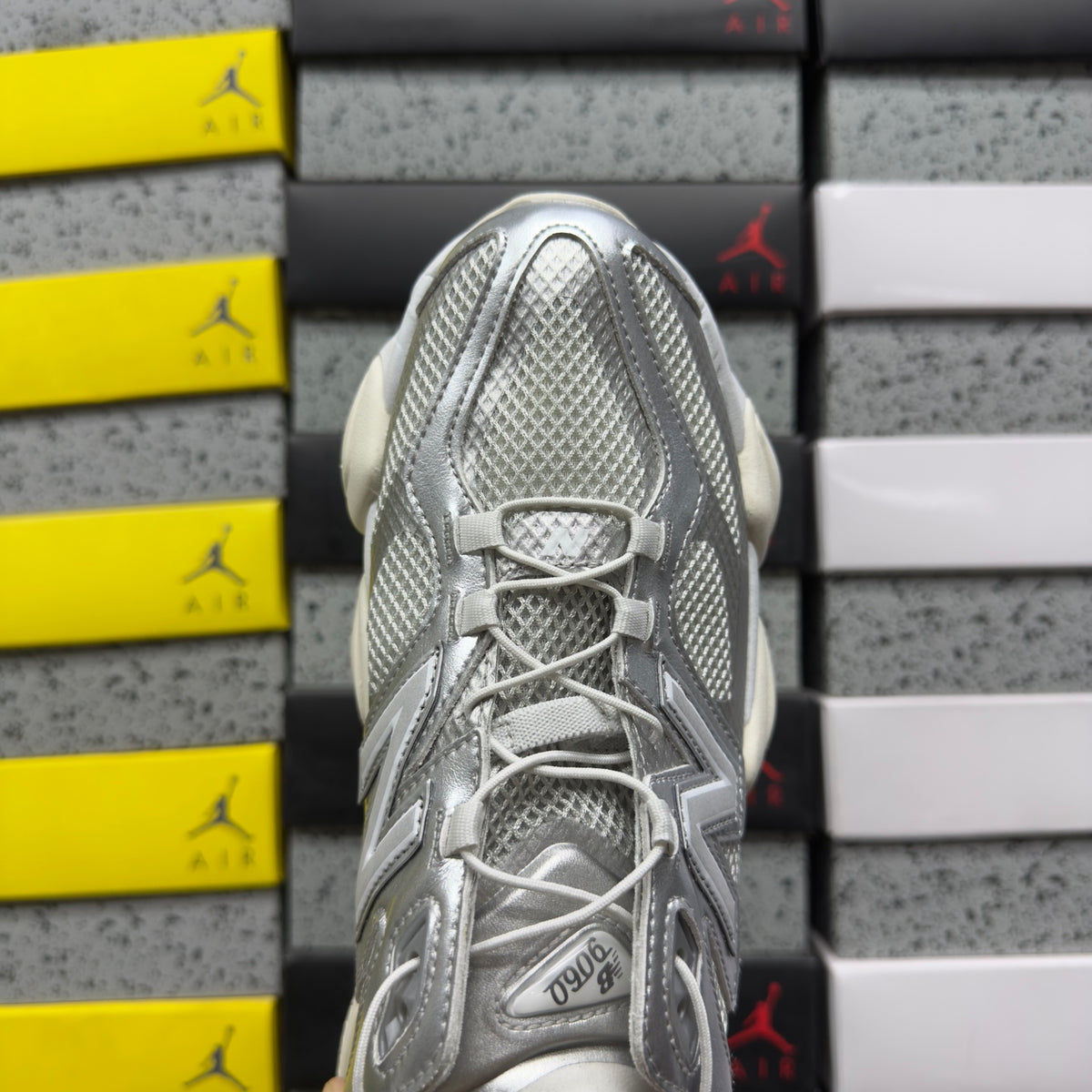 New Balance 9060 'Argent Blanc'