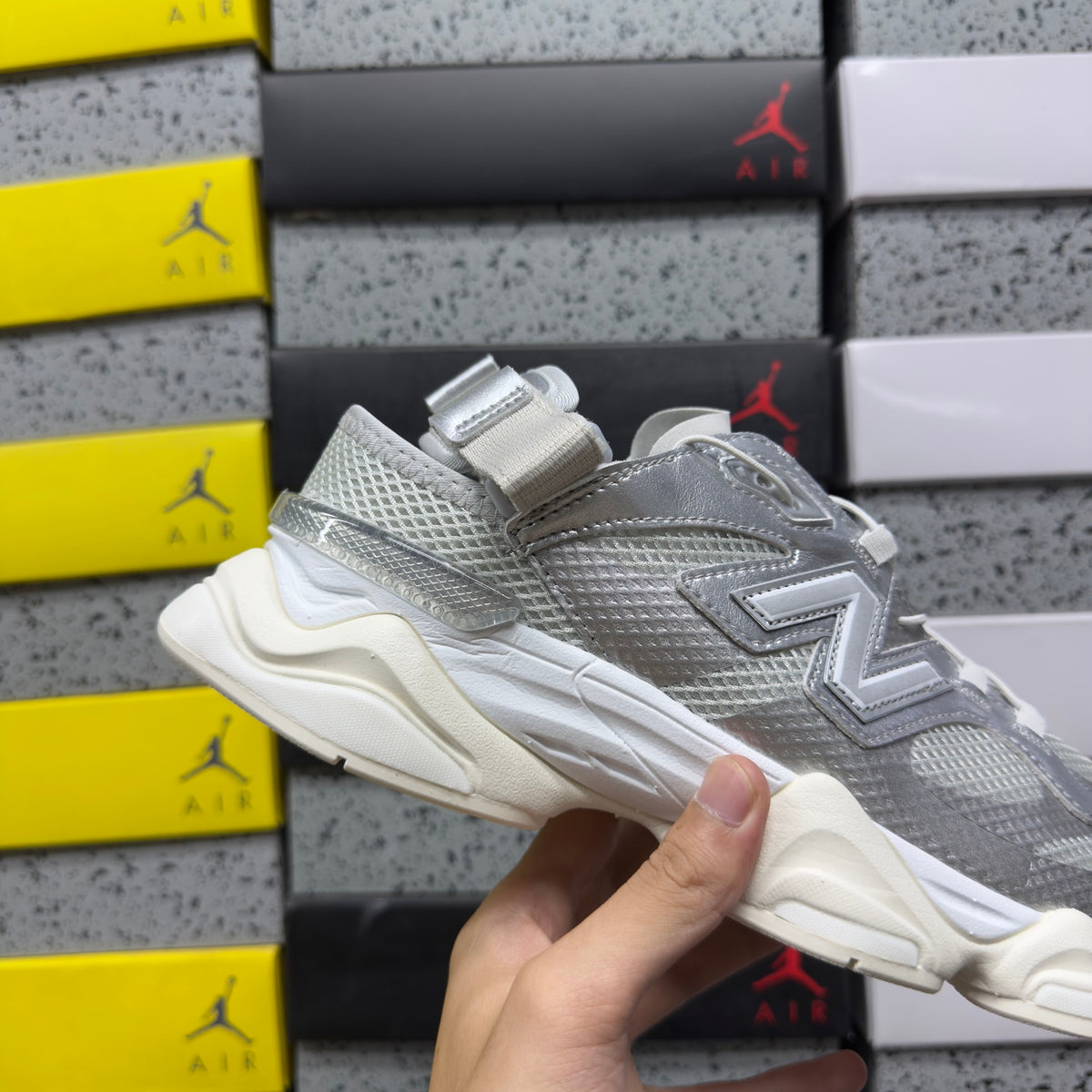 New Balance 9060 'Argent Blanc'