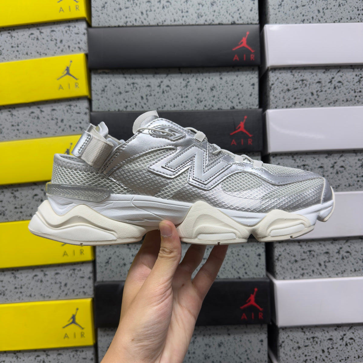 New Balance 9060 'Argent Blanc'