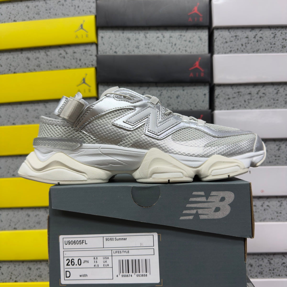 New Balance 9060 'Argent Blanc'