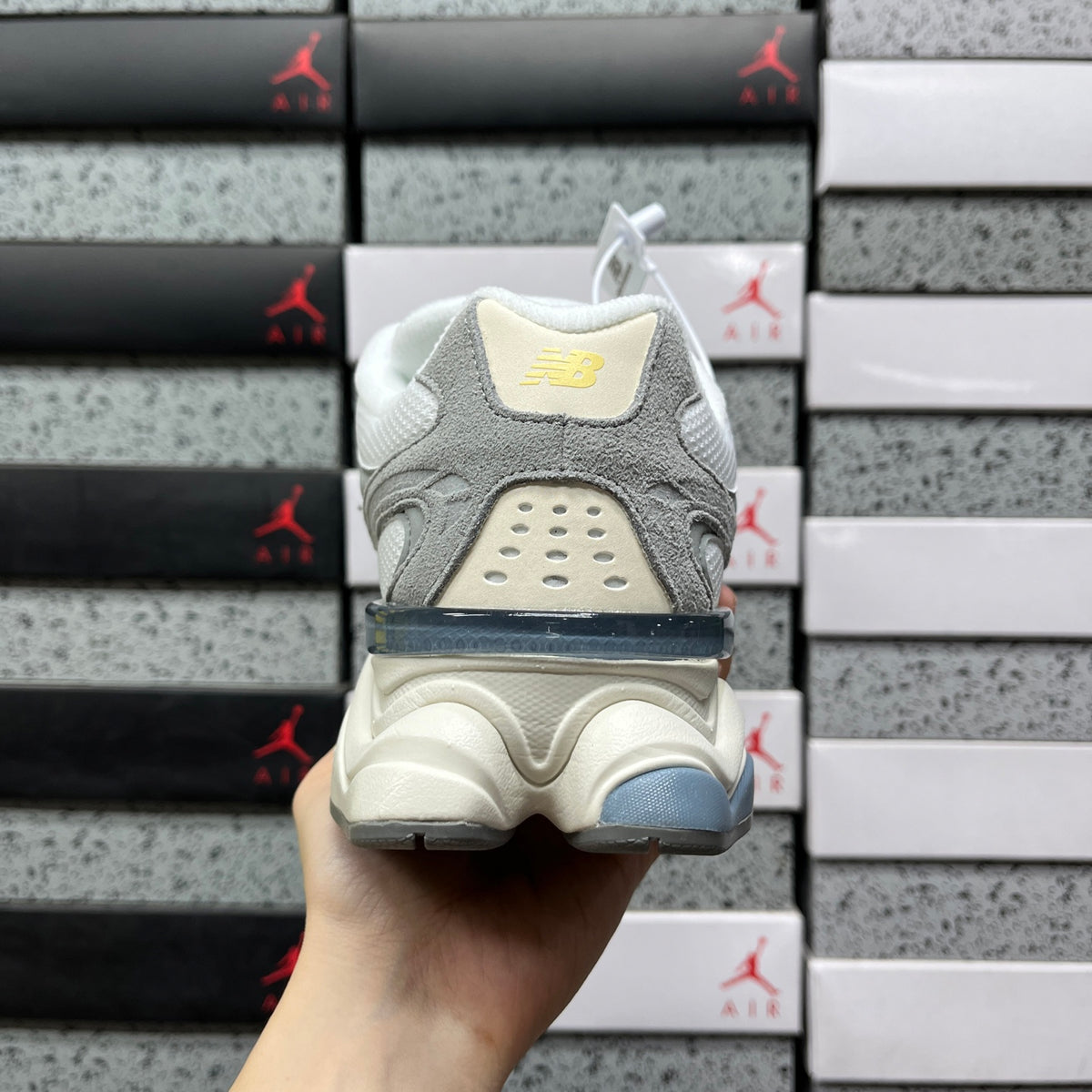New Balance 9060 'Blanc Gris Jaune'