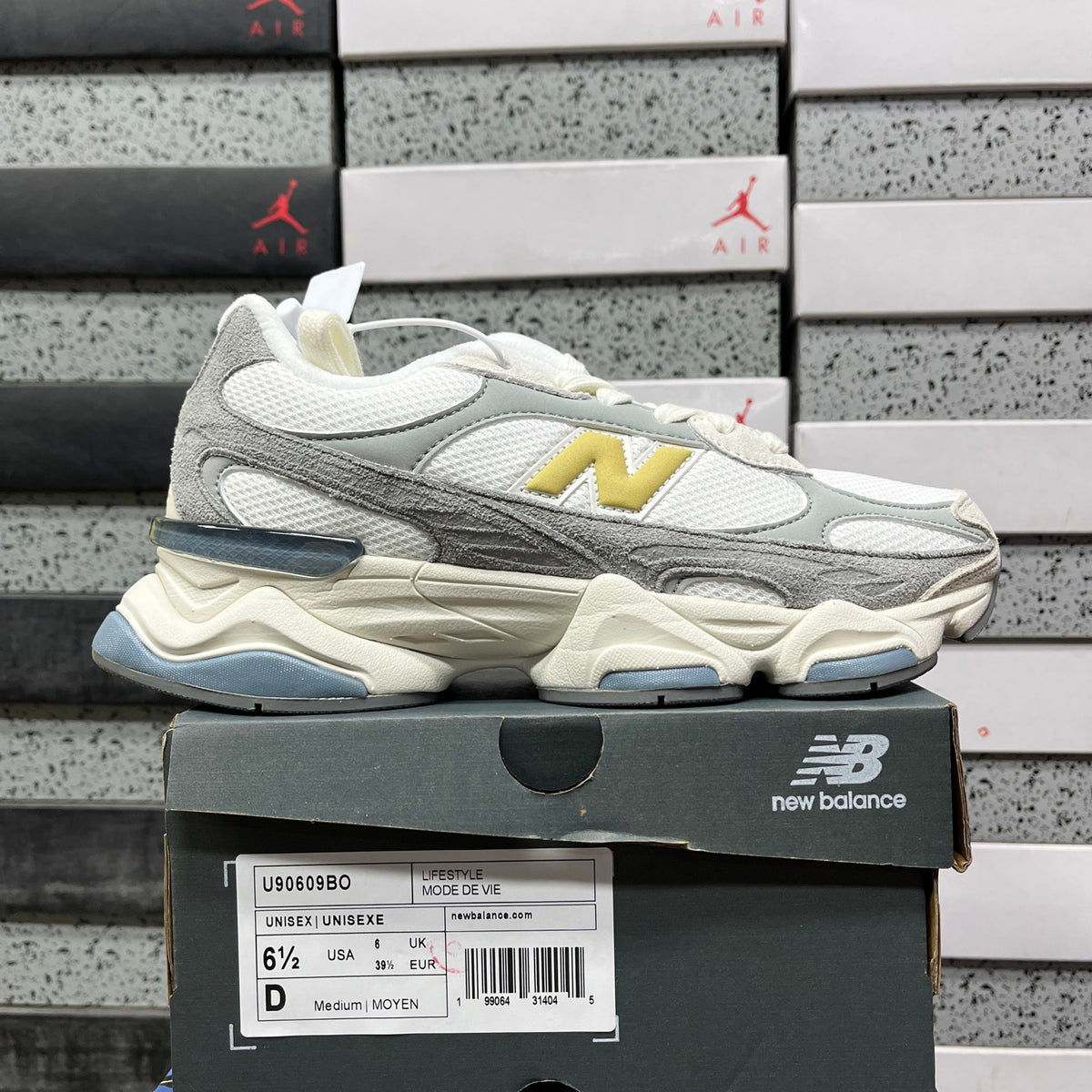 New Balance 9060 'Blanc Gris Jaune'