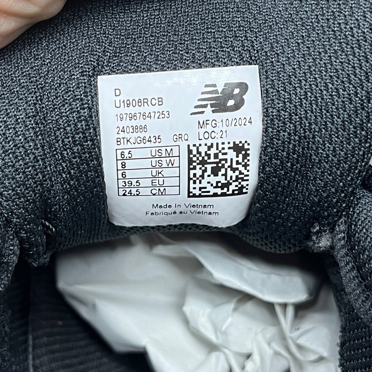 New Balance 1906R 'Gris Foncé Noir'