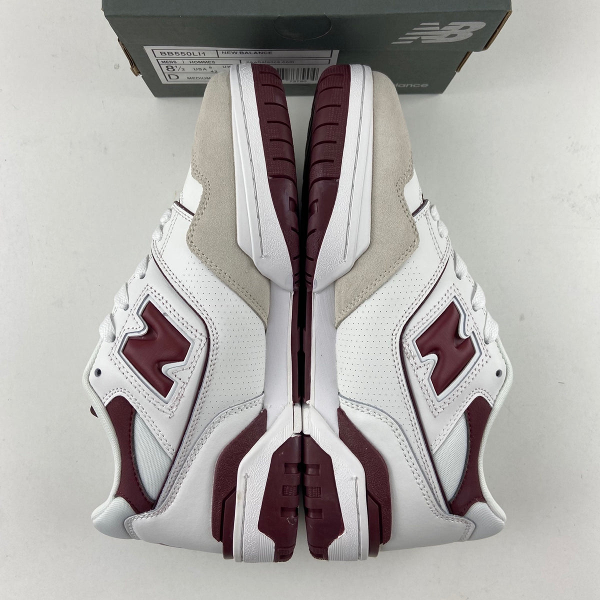 New Balance 550 'Blanc Bordeaux'