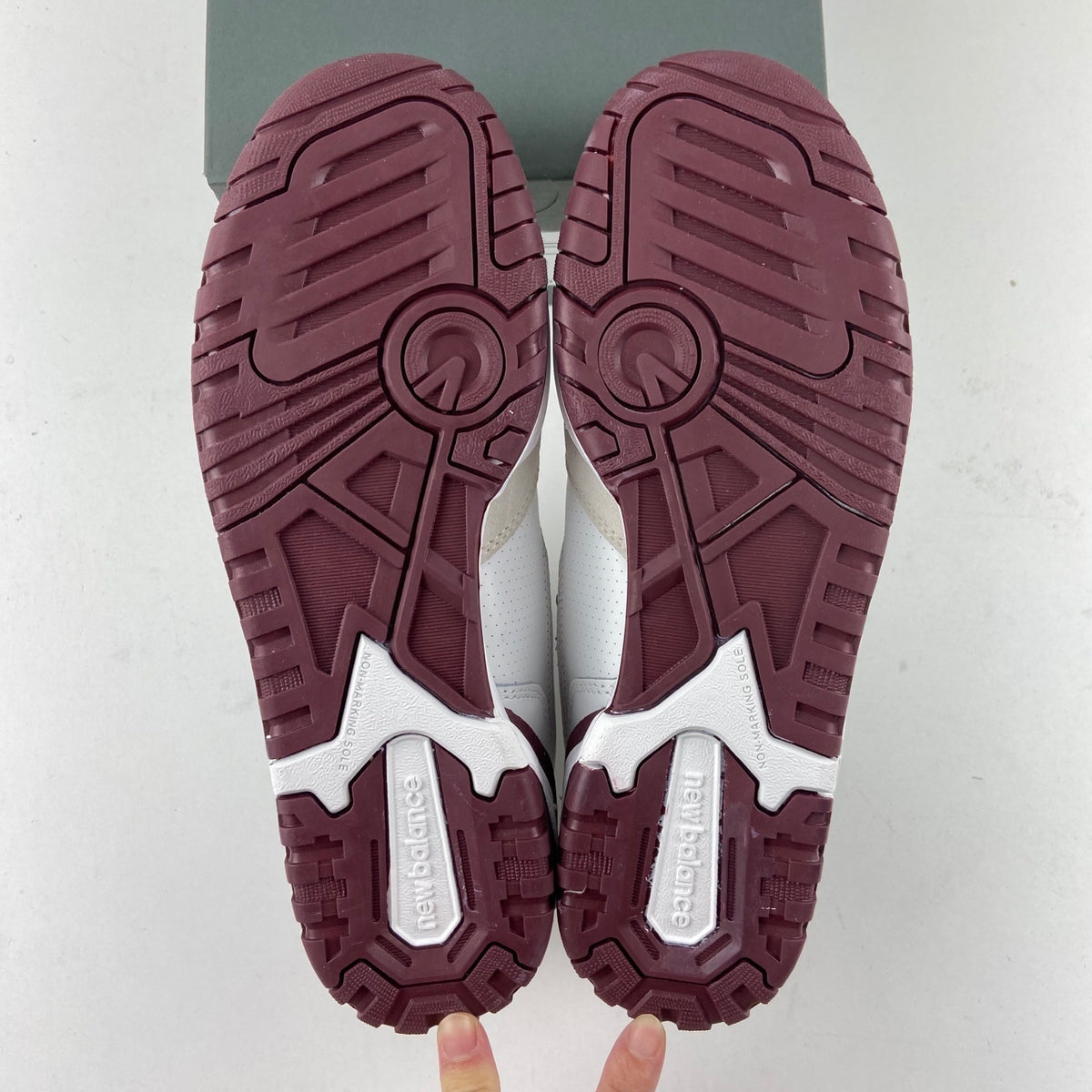 New Balance 550 'Blanc Bordeaux'