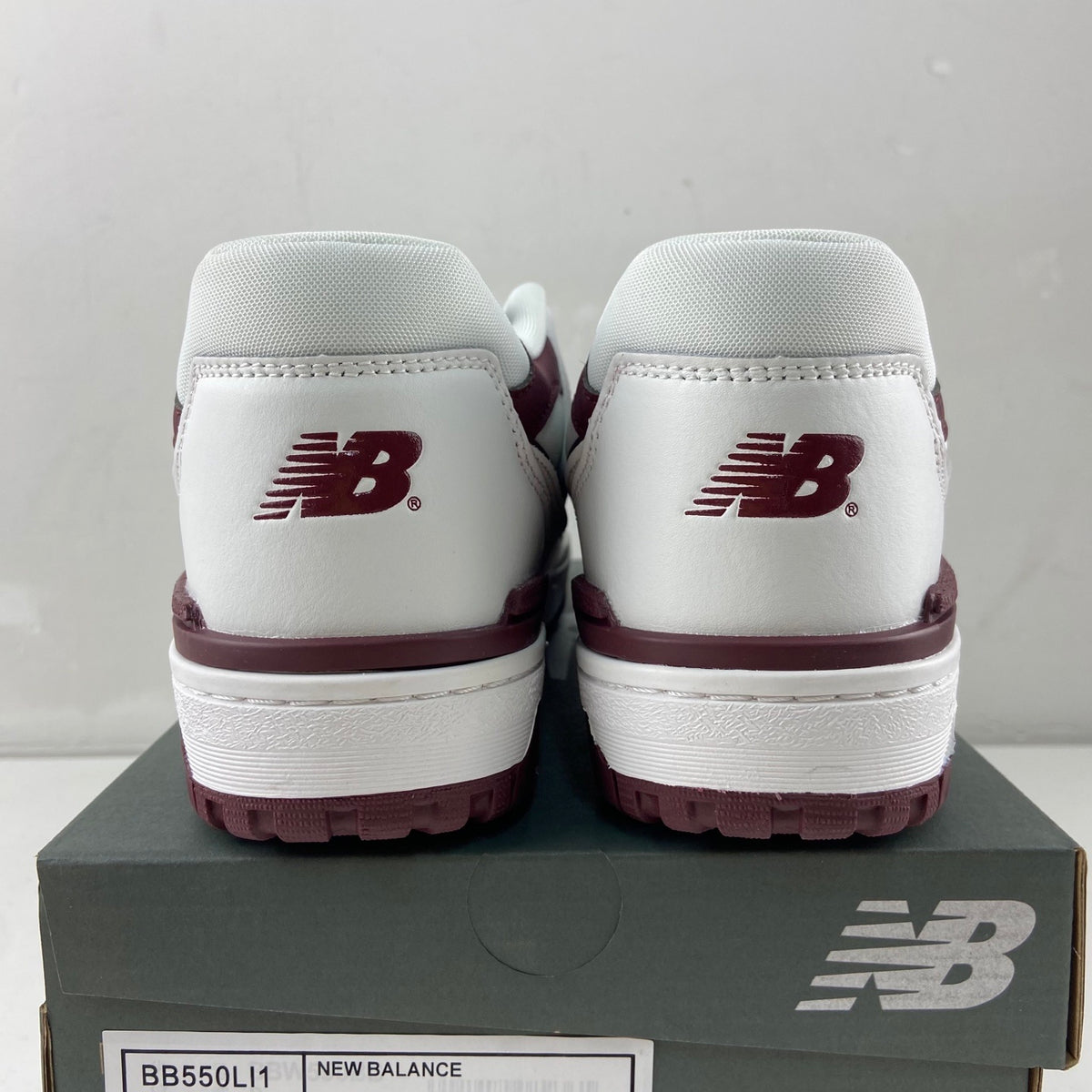 New Balance 550 'Blanc Bordeaux'