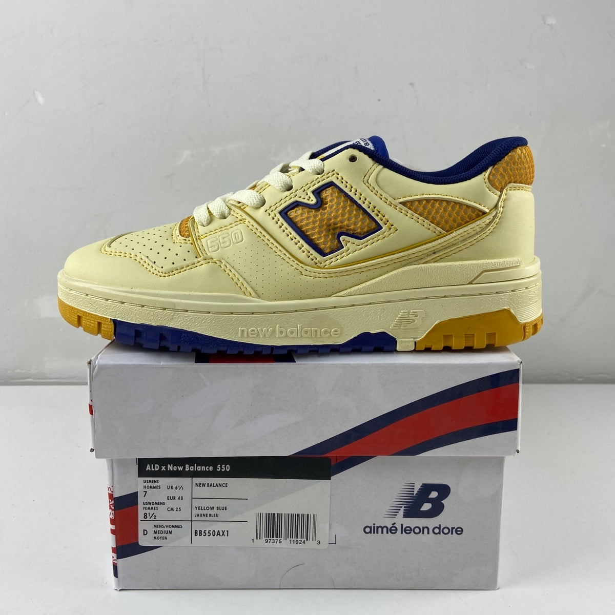 New Balance 550 'Jaune Doré Bleu'