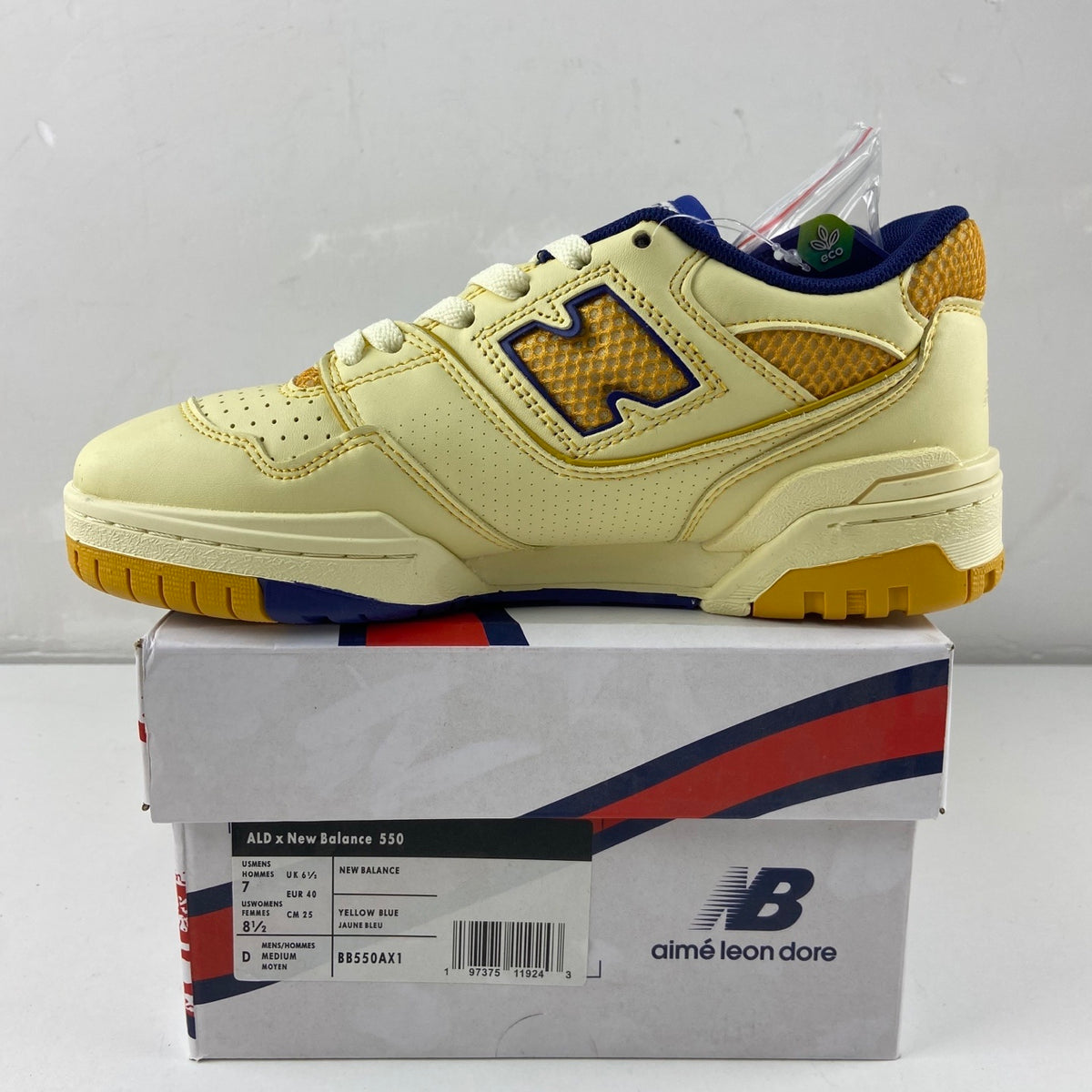 New Balance 550 'Jaune Doré Bleu'