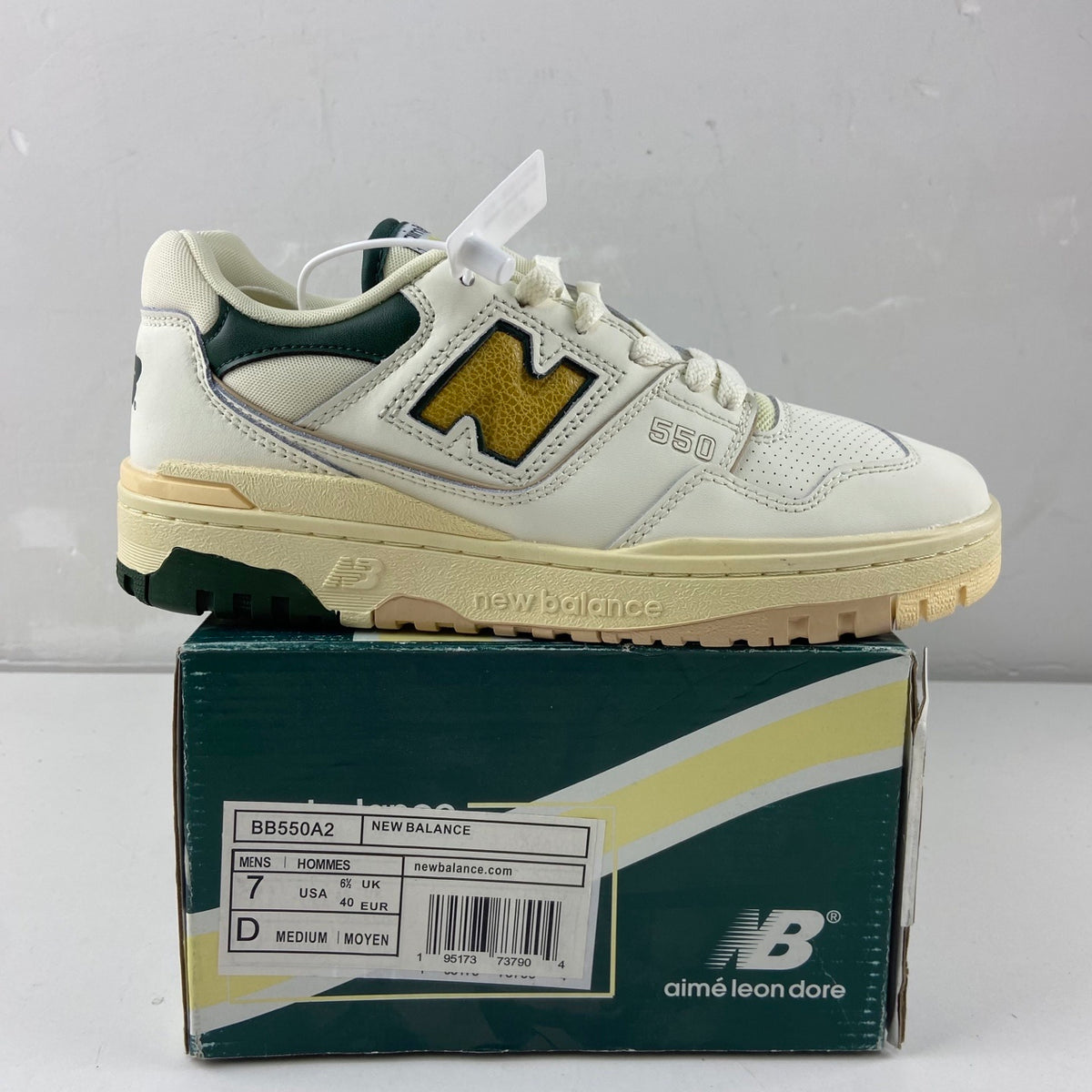 New Balance 550 'Blanc Doré Vert'