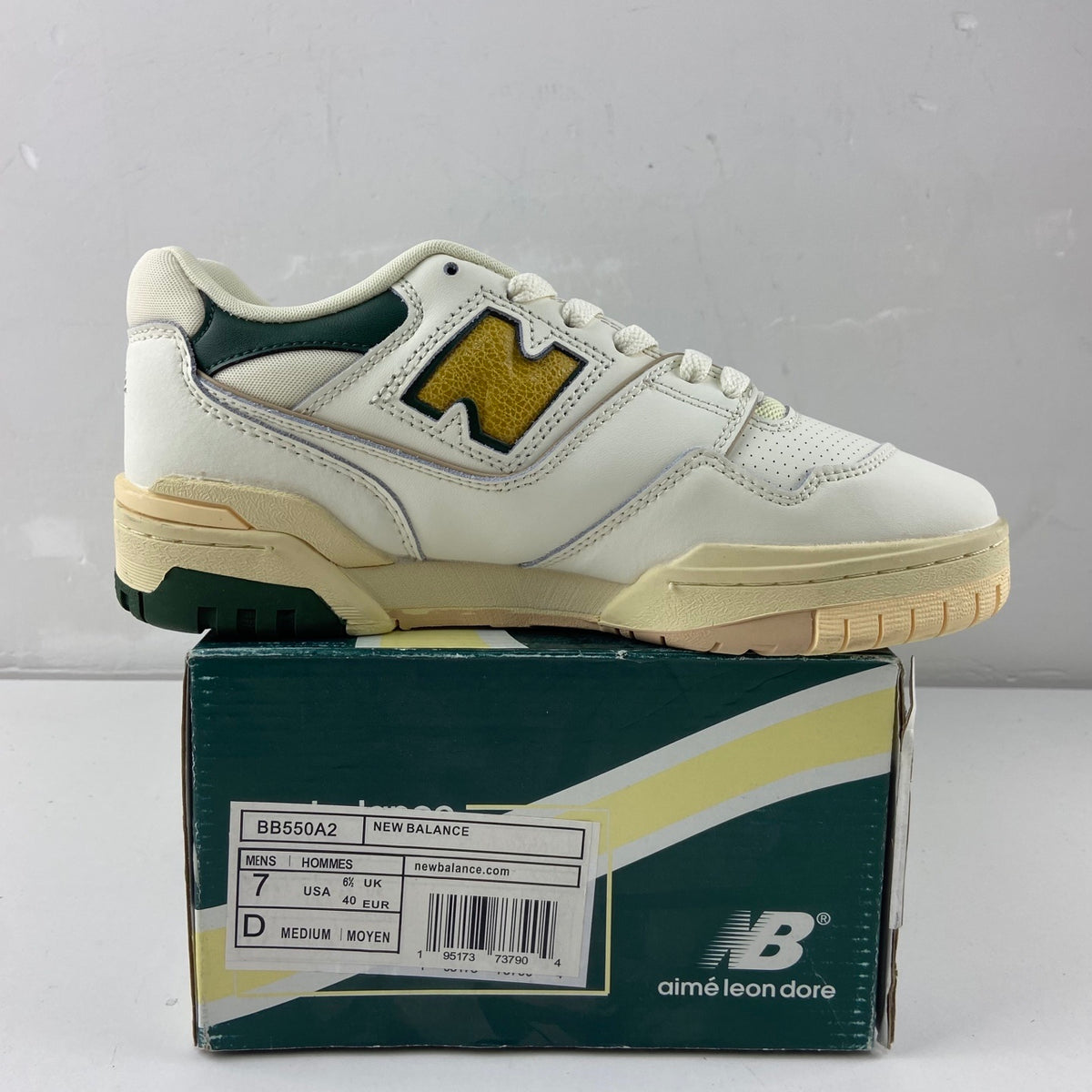 New Balance 550 'Blanc Doré Vert'