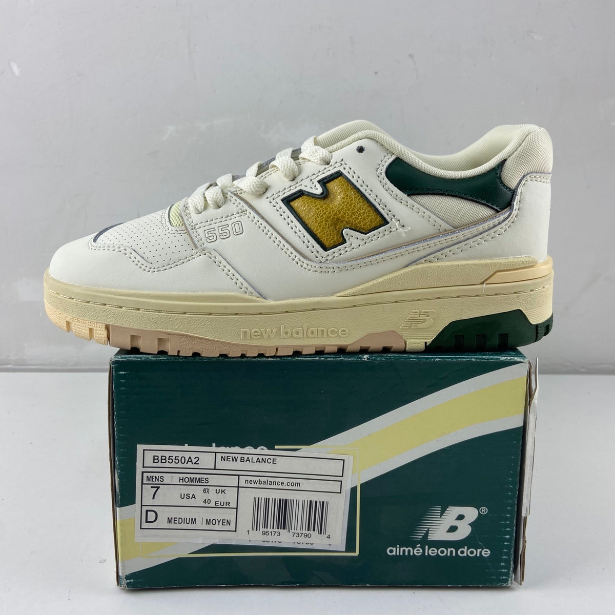 New Balance 550 'Blanc Doré Vert'