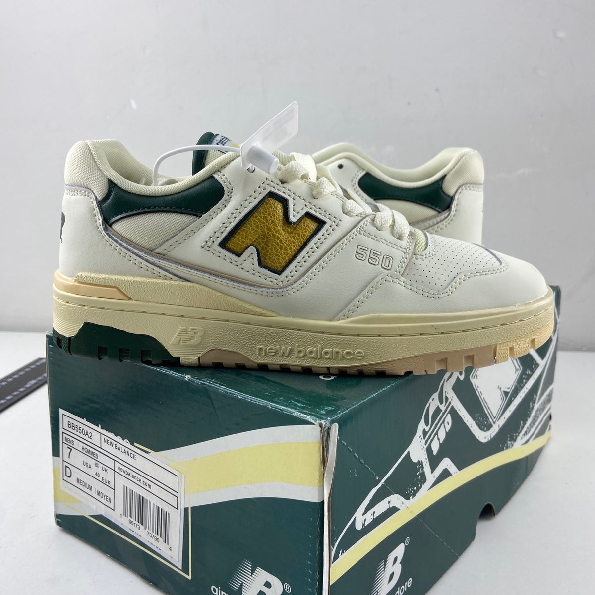 New Balance 550 'Blanc Doré Vert'