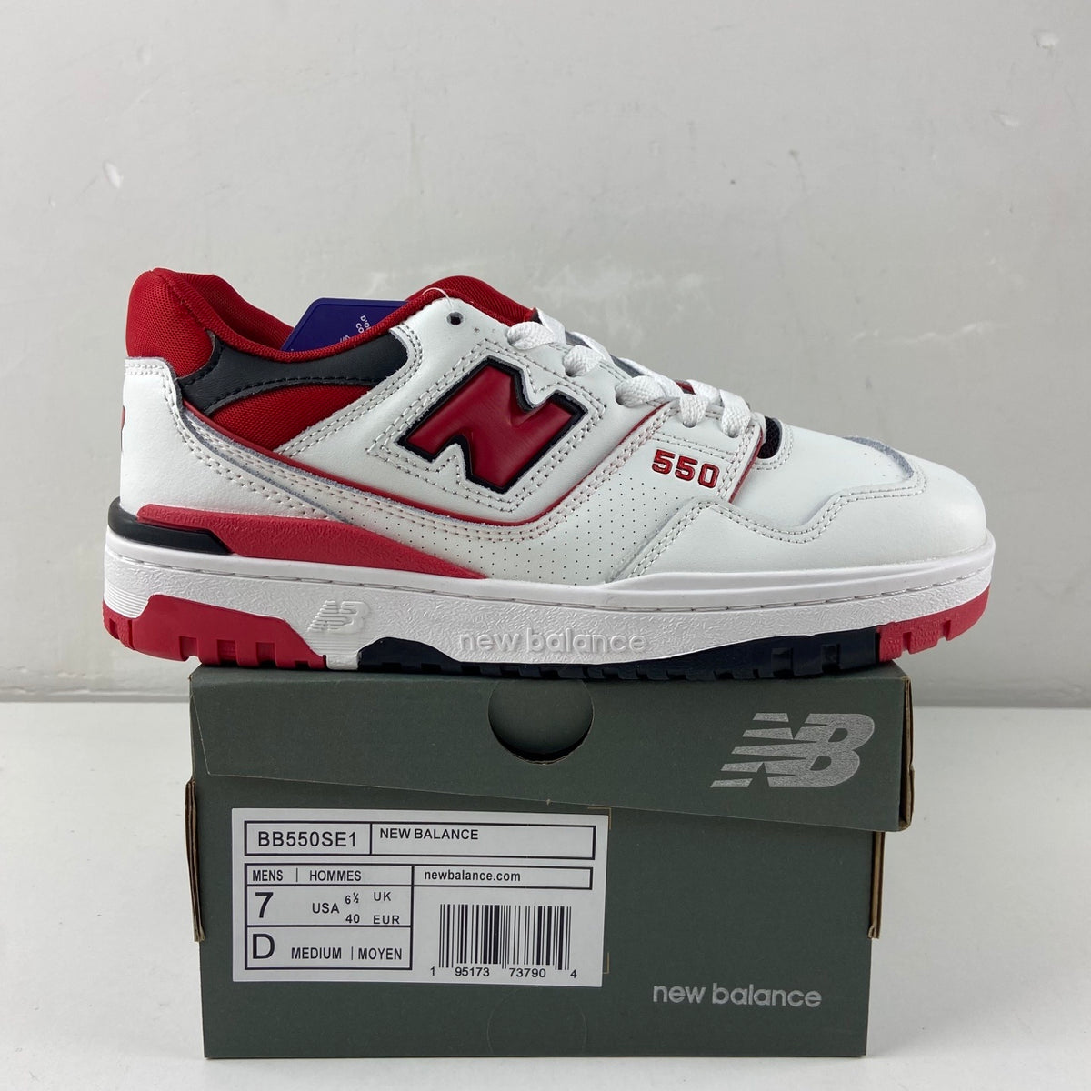New Balance 550 'Blanc Rouge'