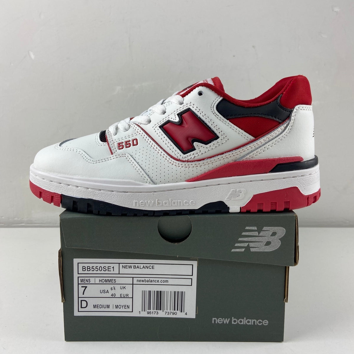 New Balance 550 'Blanc Rouge'