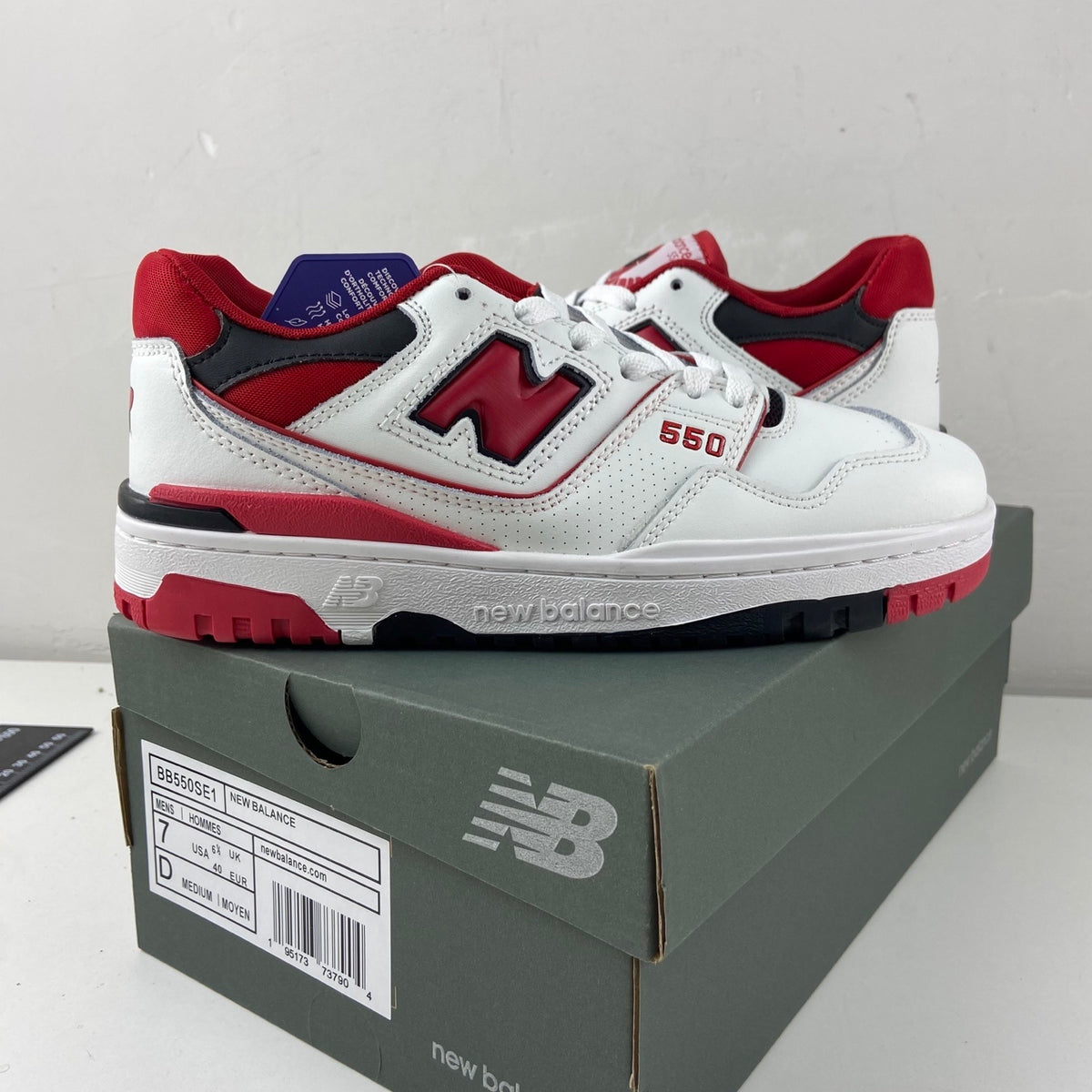 New Balance 550 'Blanc Rouge'