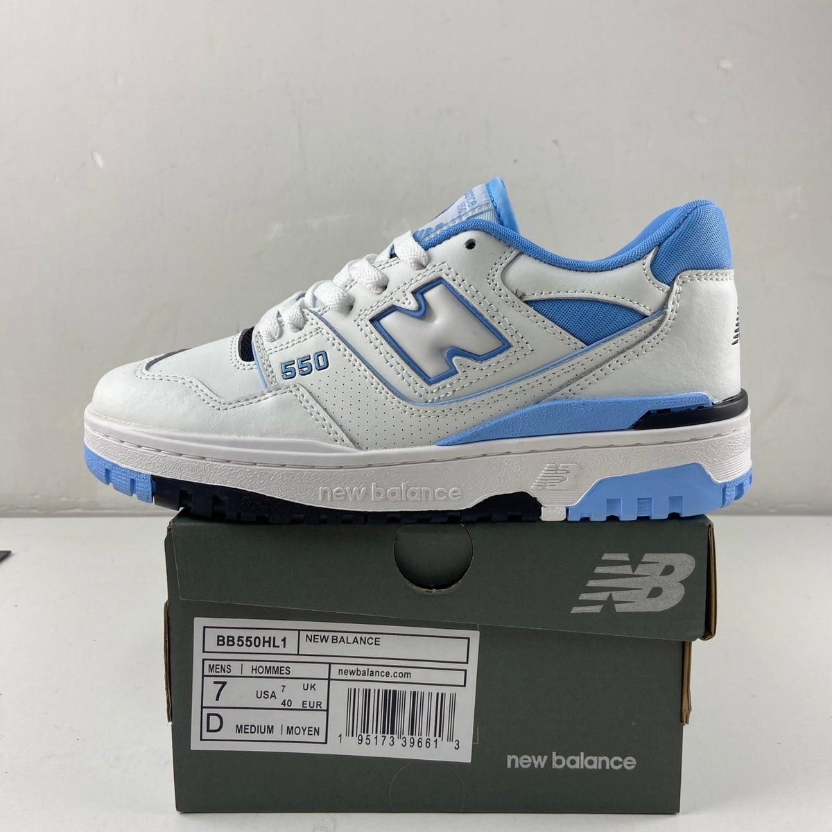 New Balance 550 'Blanc Bleu Ciel Pastel'
