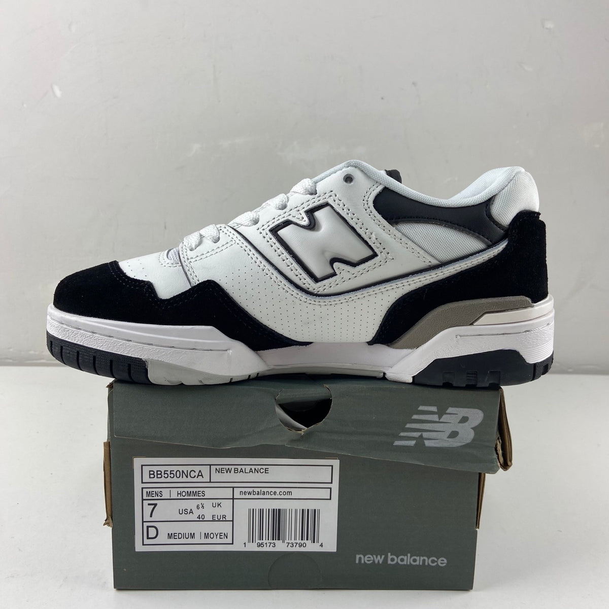 New Balance 550 'Blanc Noir Gris'