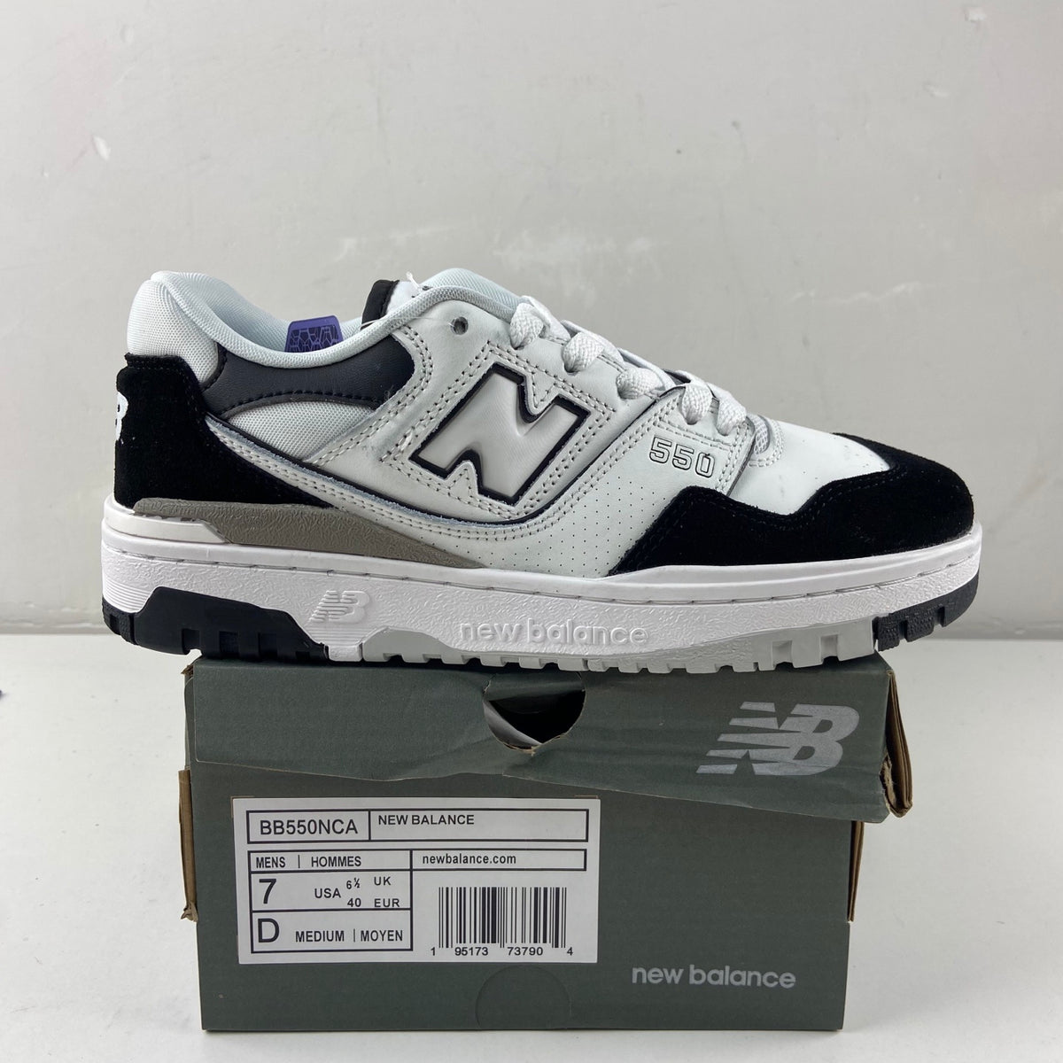 New Balance 550 'Blanc Noir Gris'